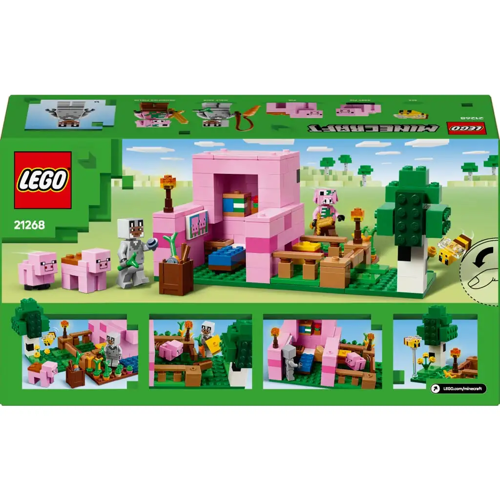 imagen de LEGO® Minecraft: La casa del cerdito (21268) 2