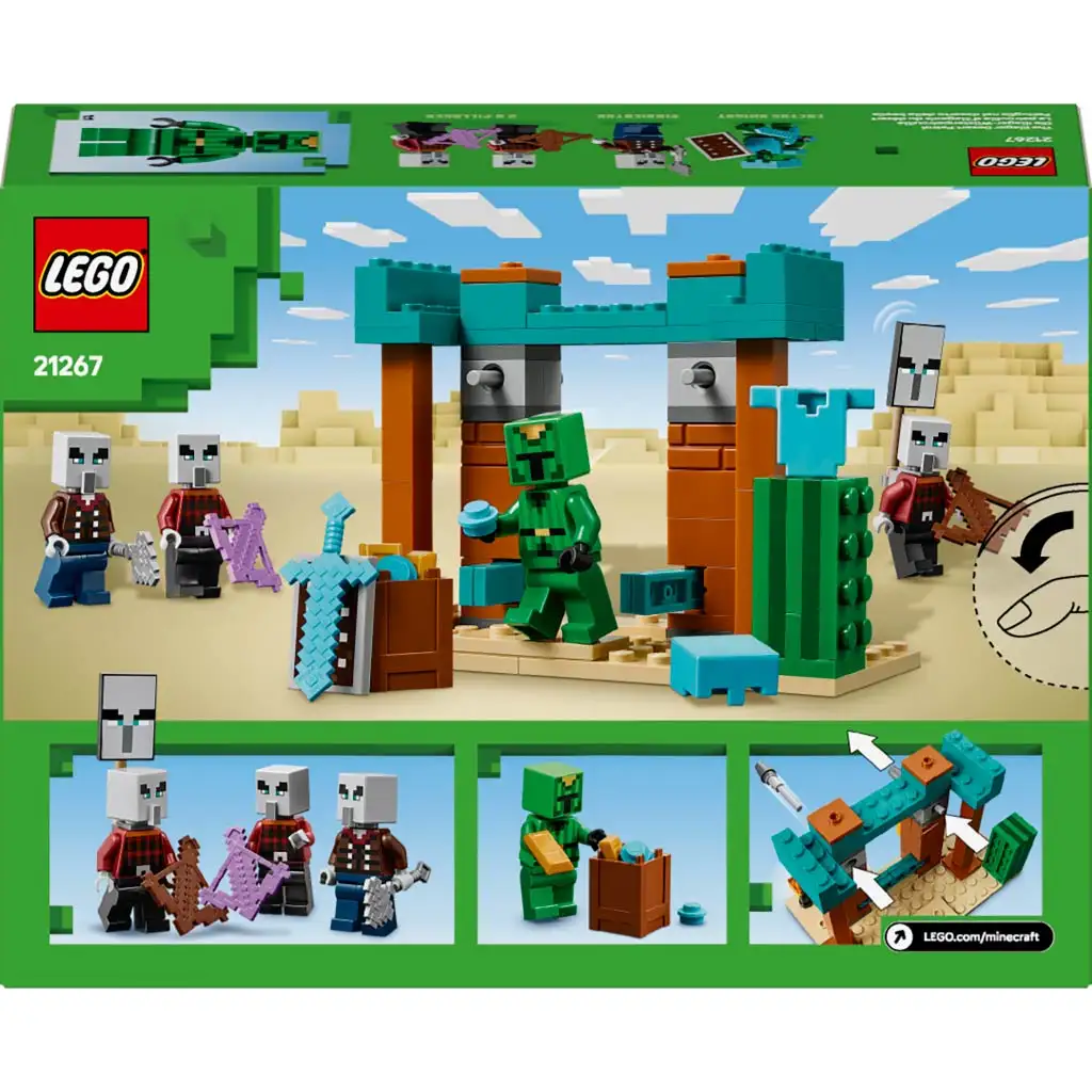 imagen de LEGO® Minecraft: Patrulla de Illager en el desierto (21267) 2