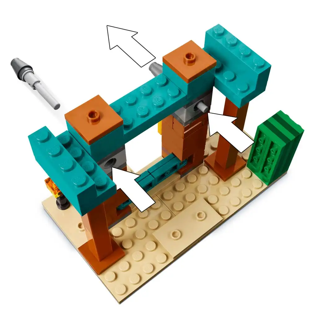 imagen de LEGO® Minecraft: Patrulla de Illager en el desierto (21267) 3