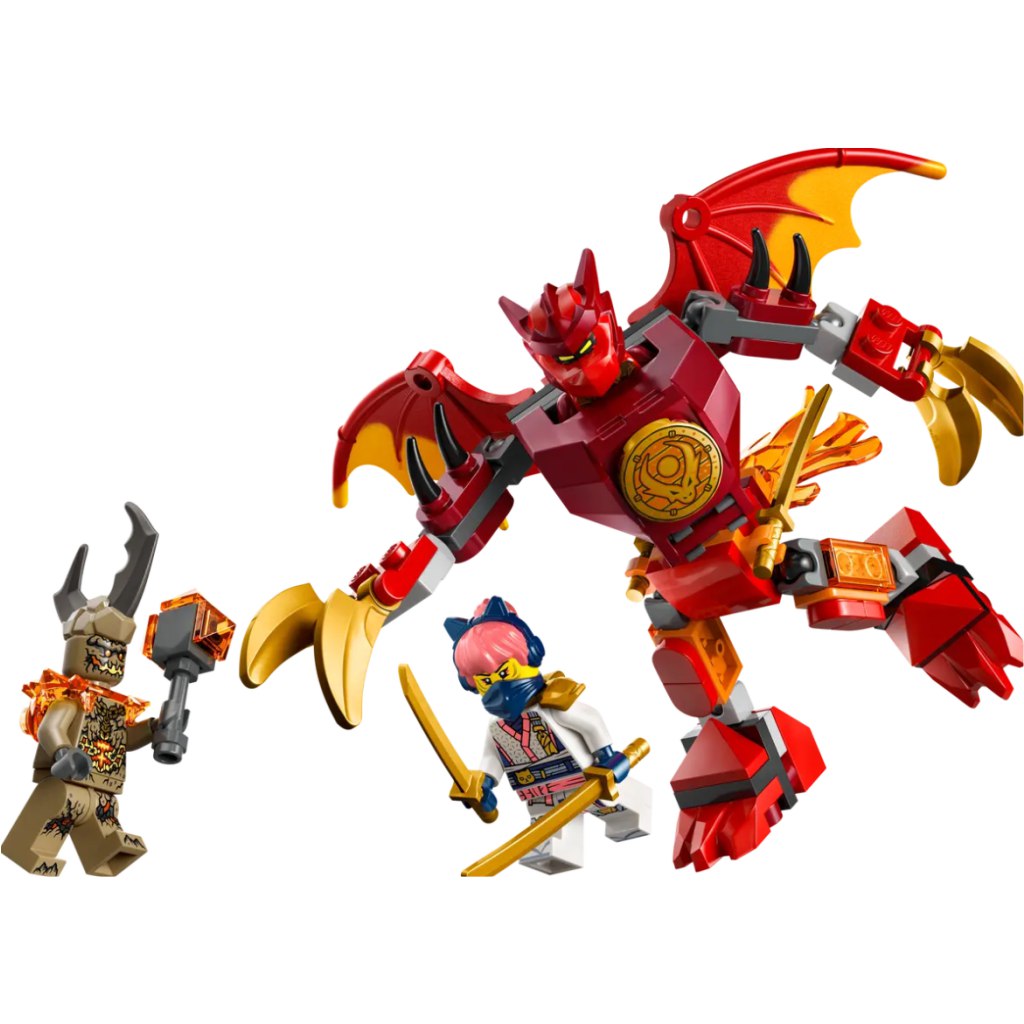 imagen de LEGO® Ninjago: Armadura de dragón de Kai, paquete de combate (71851) 2