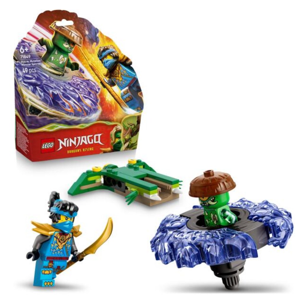 imagen de LEGO® Ninjago: Nya contra un monstruo mutante peonza (71849) 1