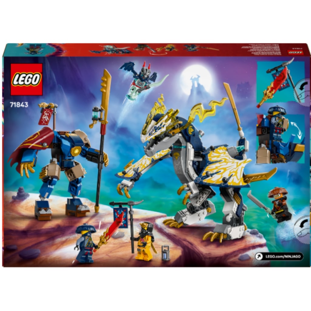 imagen de LEGO® Ninjago: Robot caballero dragón rojo (71843) 5