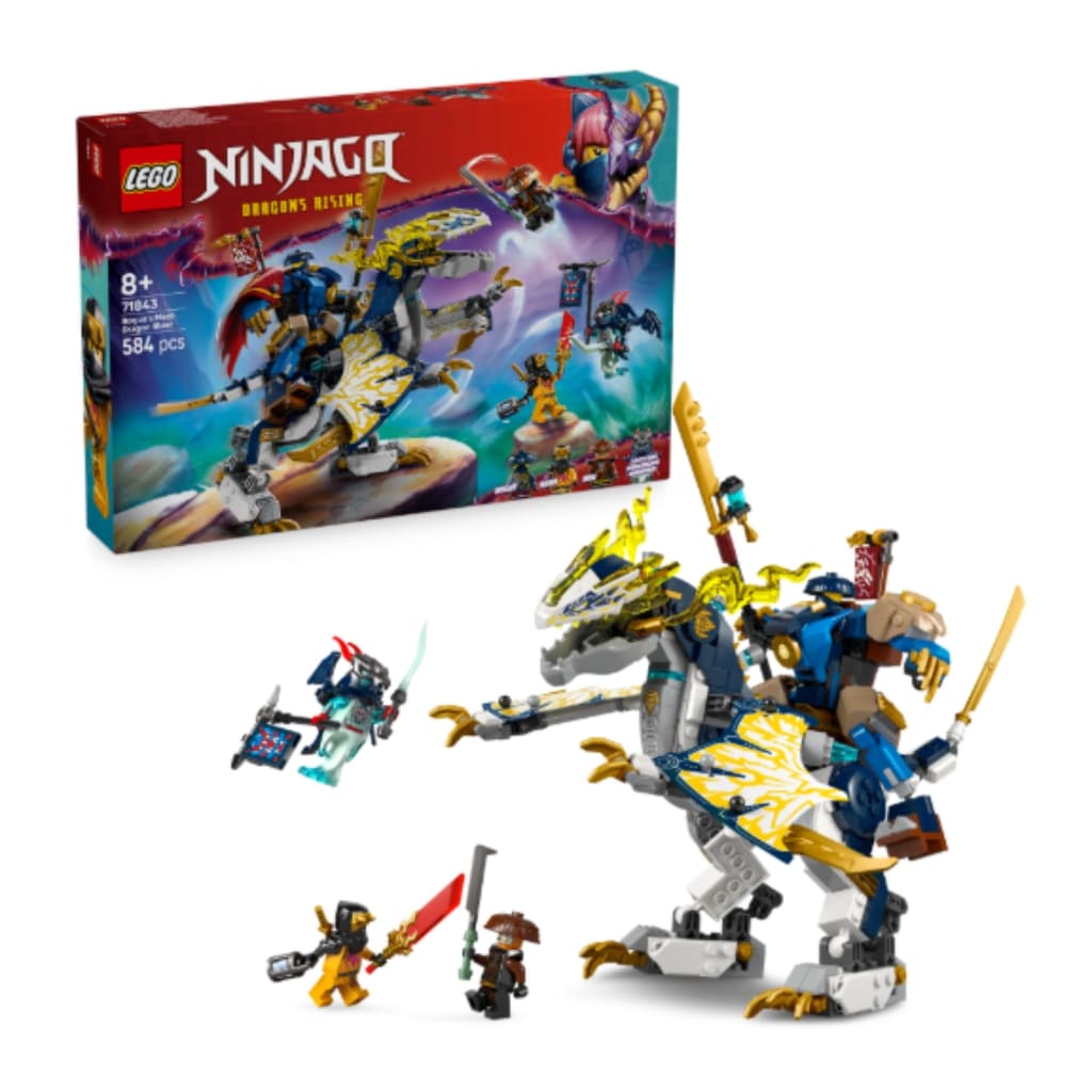 imagen de LEGO® Ninjago: Robot caballero dragón rojo (71843) 1