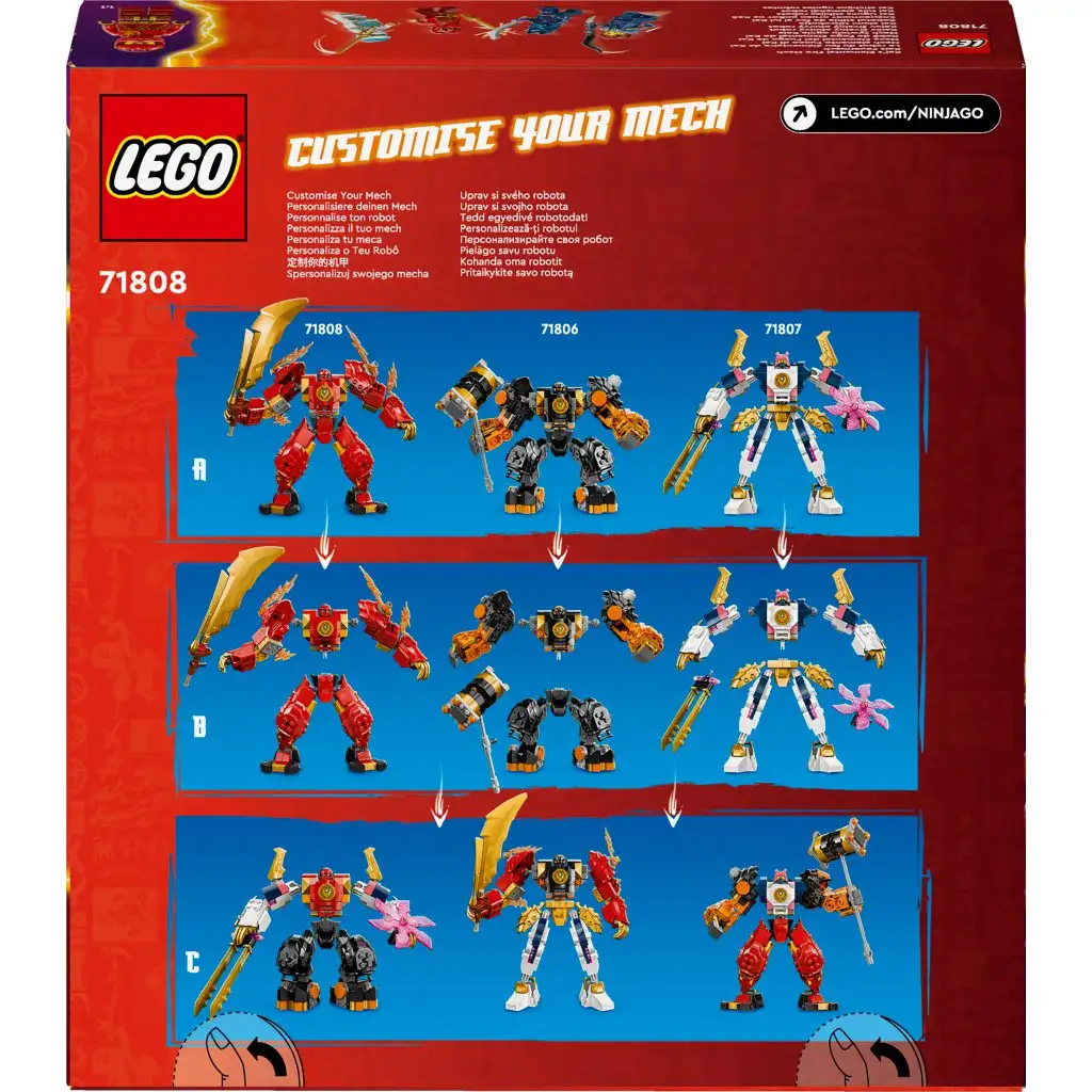 imagen de LEGO® Ninjago: Robot de fuego elemental de Kai (71808) 5