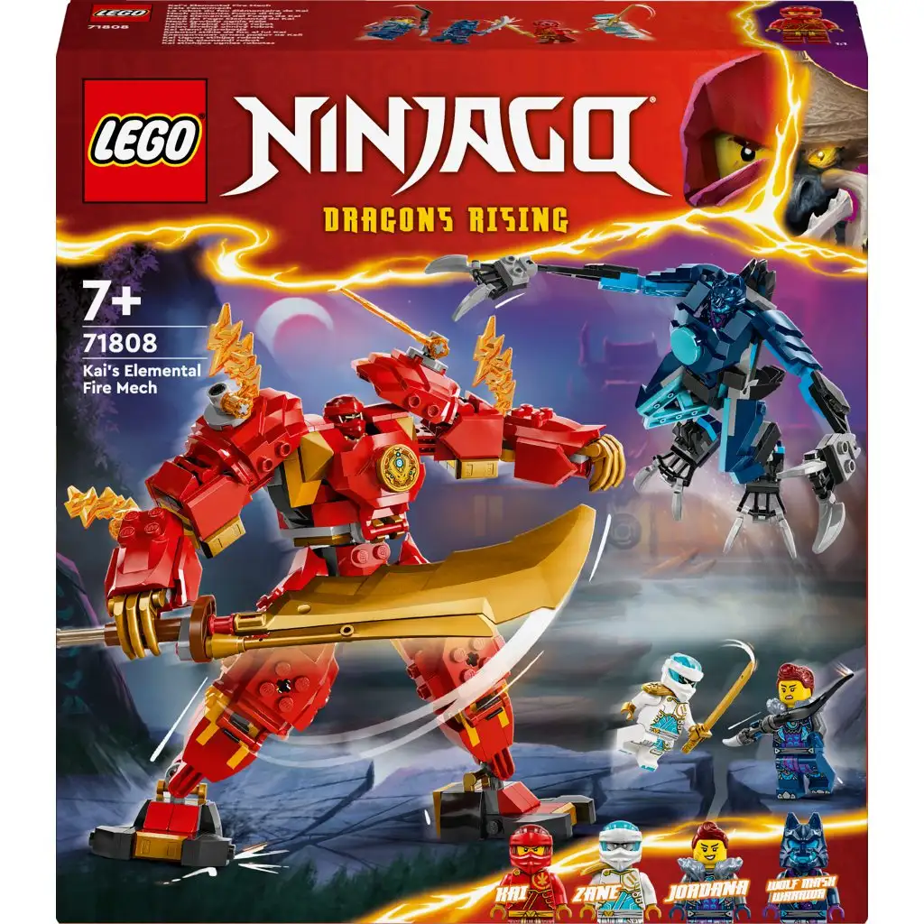 imagen de LEGO® Ninjago: Robot de fuego elemental de Kai (71808) 1