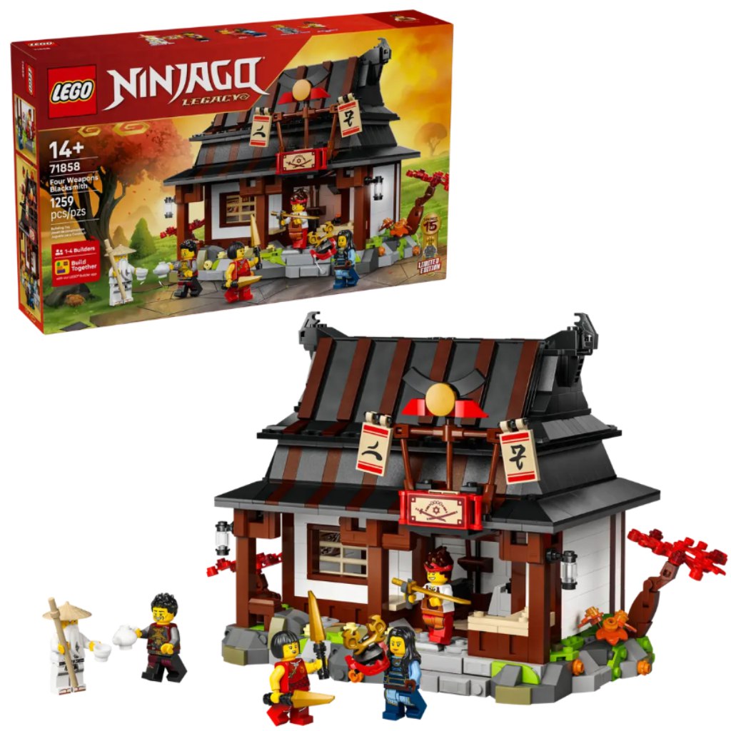 imagen de LEGO® Ninjago: Taller de Armas Cuatro, 15. Aniversario (71858) 1