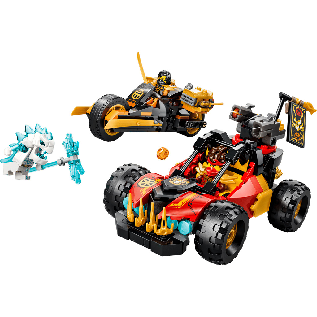 imagen de LEGO® Ninjago: Vehículos combinables de Kai y Cole (71864) 2