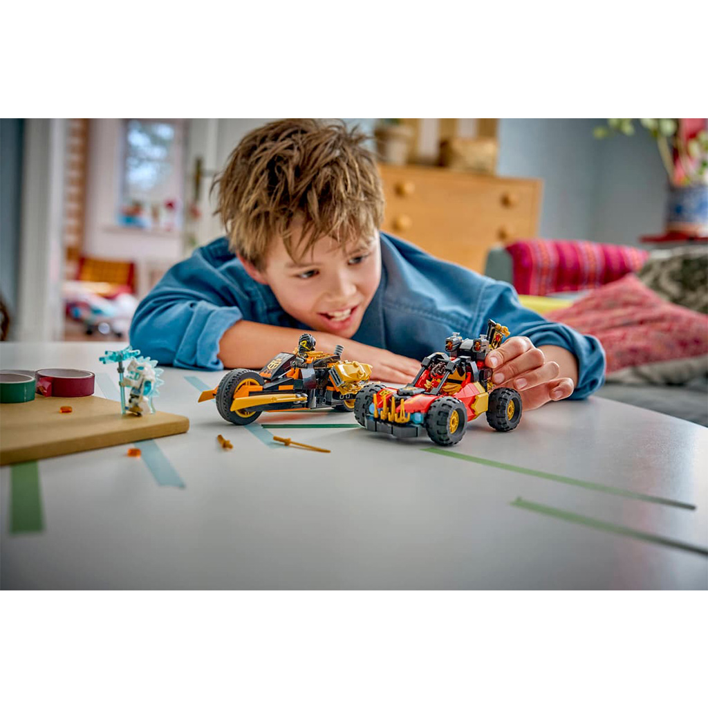 imagen de LEGO® Ninjago: Vehículos combinables de Kai y Cole (71864) 5
