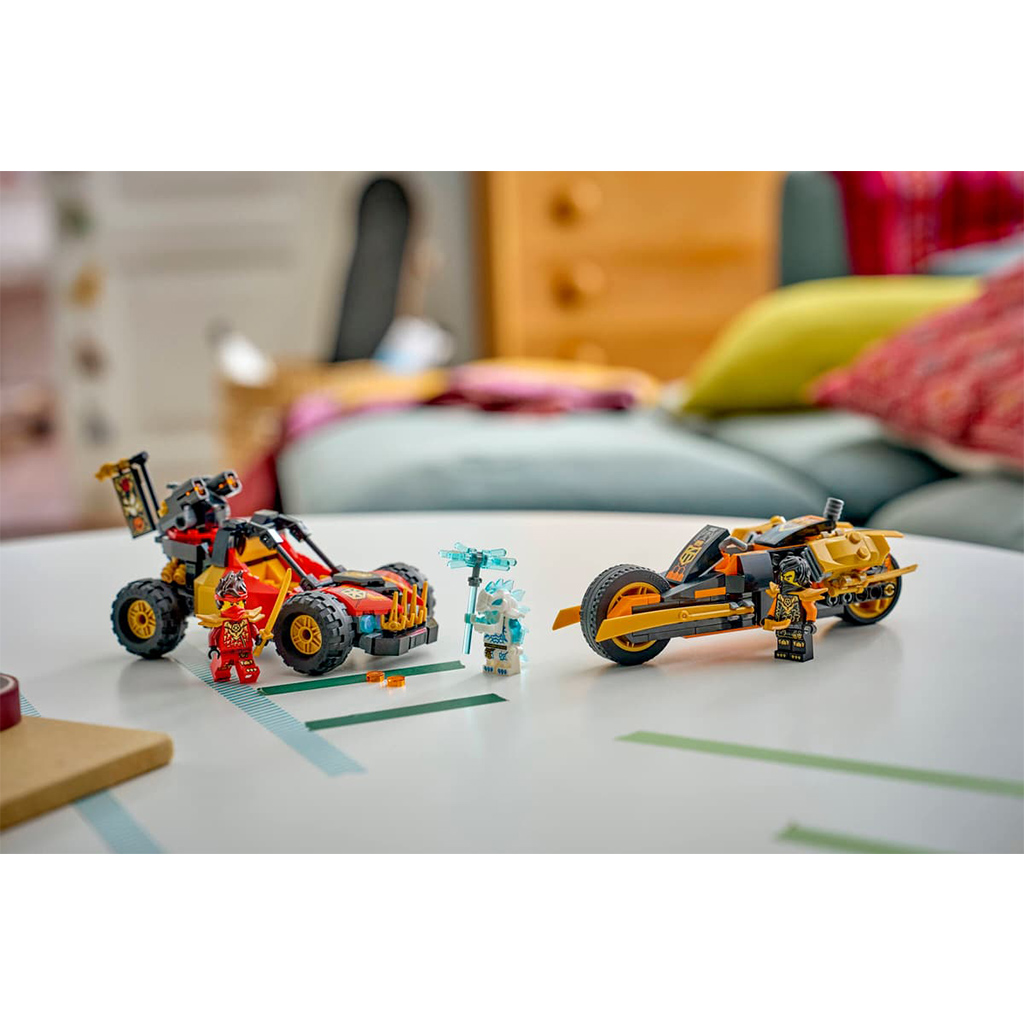 imagen de LEGO® Ninjago: Vehículos combinables de Kai y Cole (71864) 6