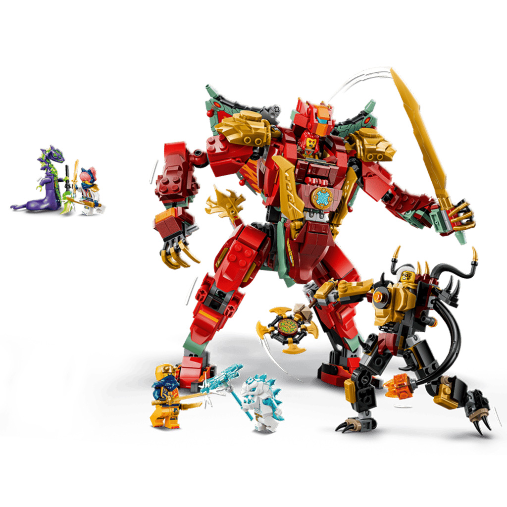 imagen de LEGO® Ninjago: Wyldfyre dragón robot transformable (71868) 4