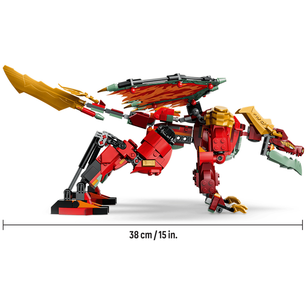 imagen de LEGO® Ninjago: Wyldfyre dragón robot transformable (71868) 6