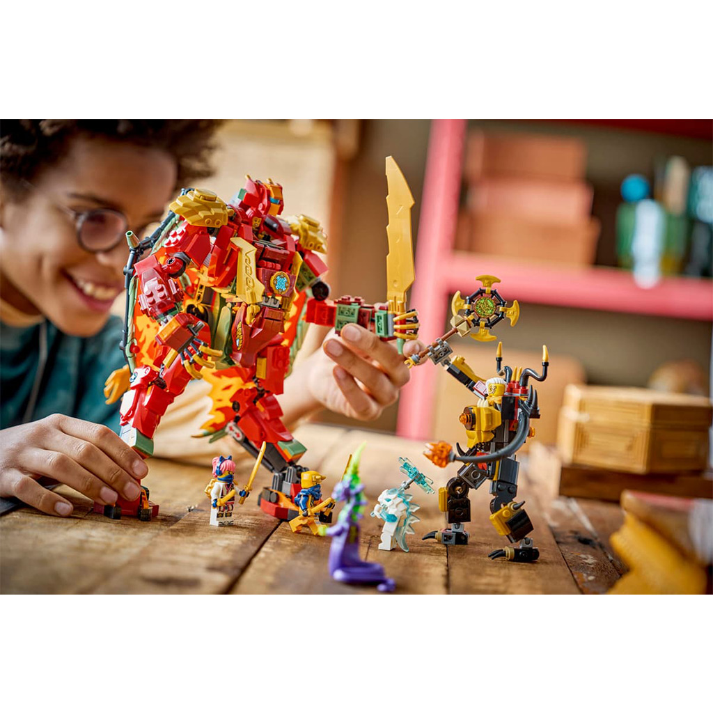 imagen de LEGO® Ninjago: Wyldfyre dragón robot transformable (71868) 9