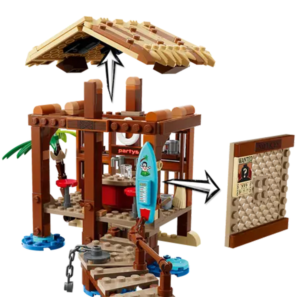 imagen de LEGO® One Piece: Casa en el Pueblo del Molino de Viento (75636) 4