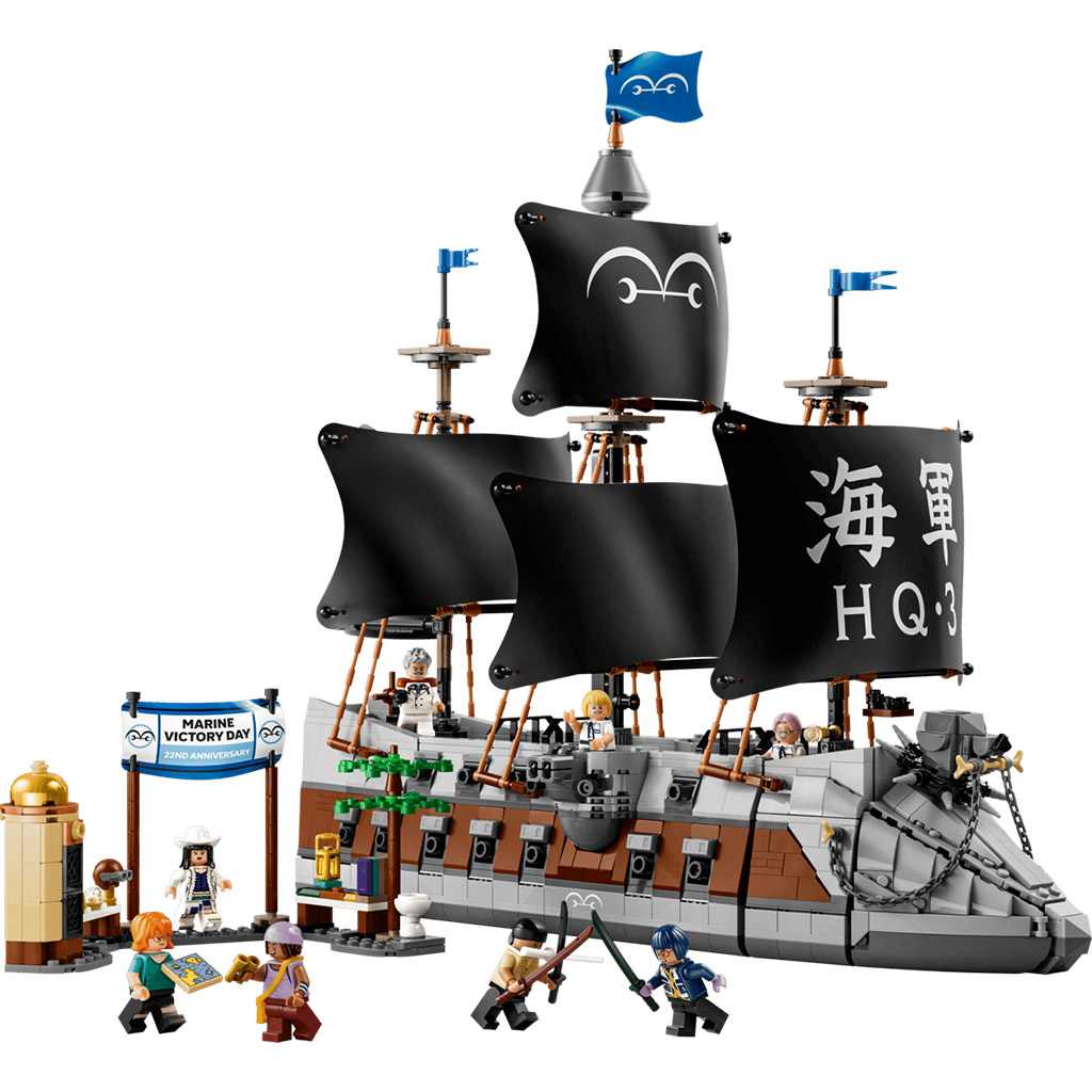 imagen de LEGO® One Piece: El barco de guerra de Garp (75646) 2