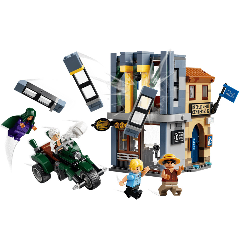imagen de LEGO® One Piece: Enfrentamiento con el Capitán Smoker (75642) 4