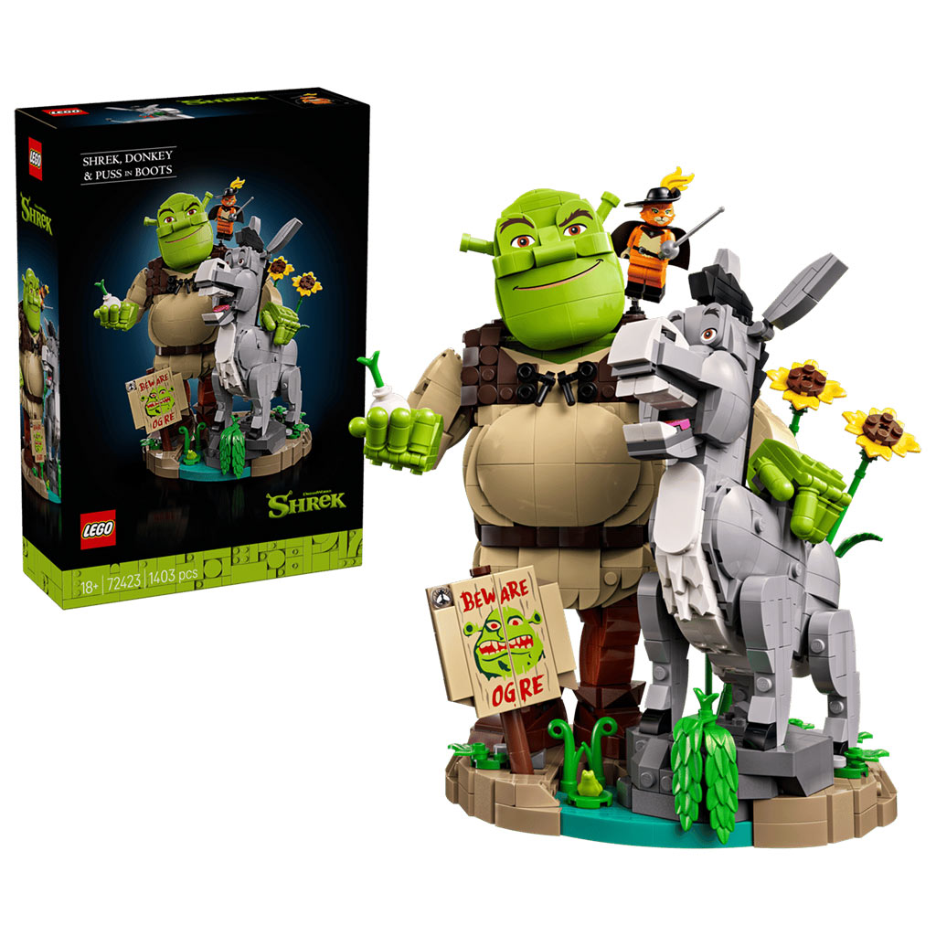 imagen de LEGO®: Shrek, Asno y Gato con Botas (72423) 1
