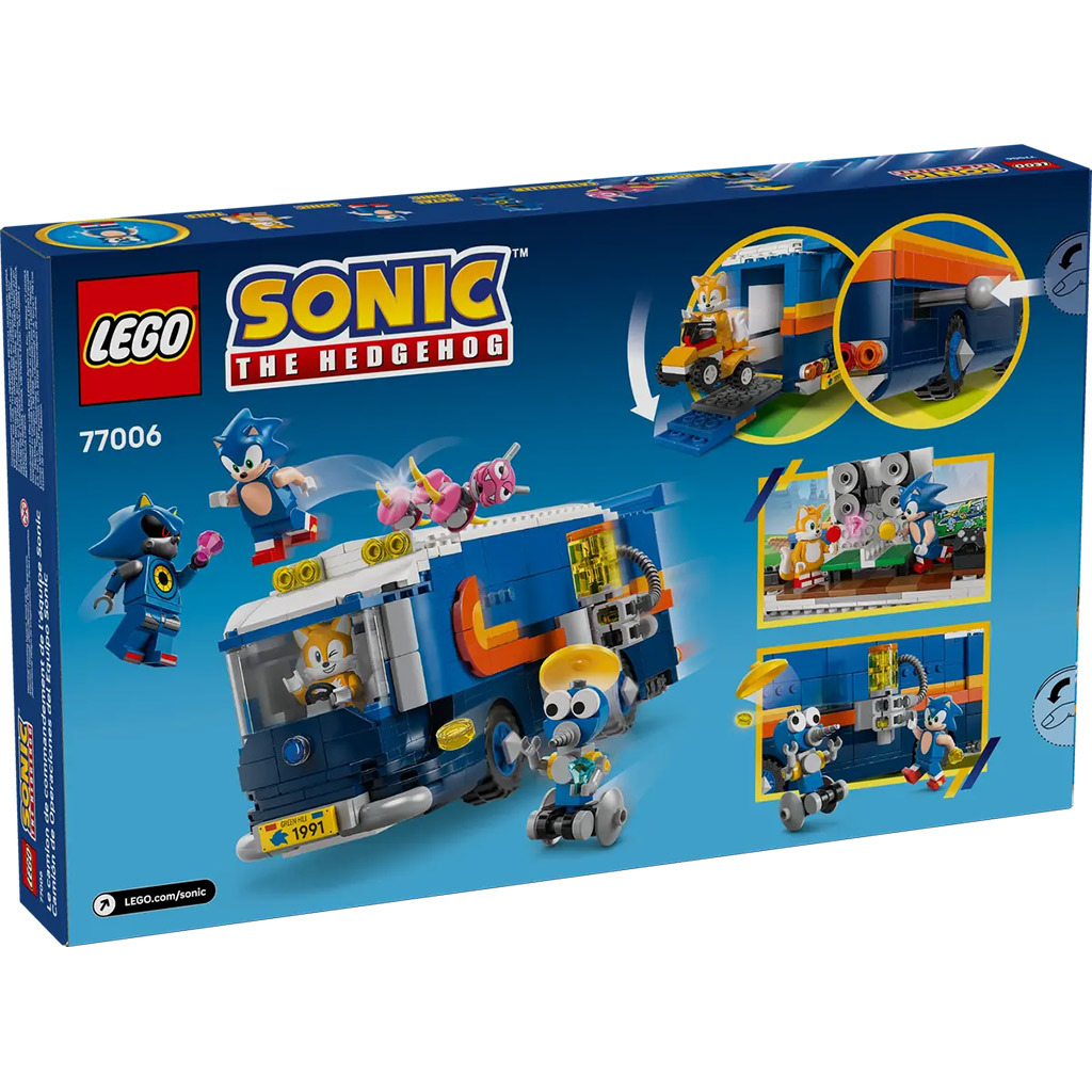 imagen de LEGO® Sonic the Hedgehog™: Base de vehículos del equipo Sonic (77006) 6