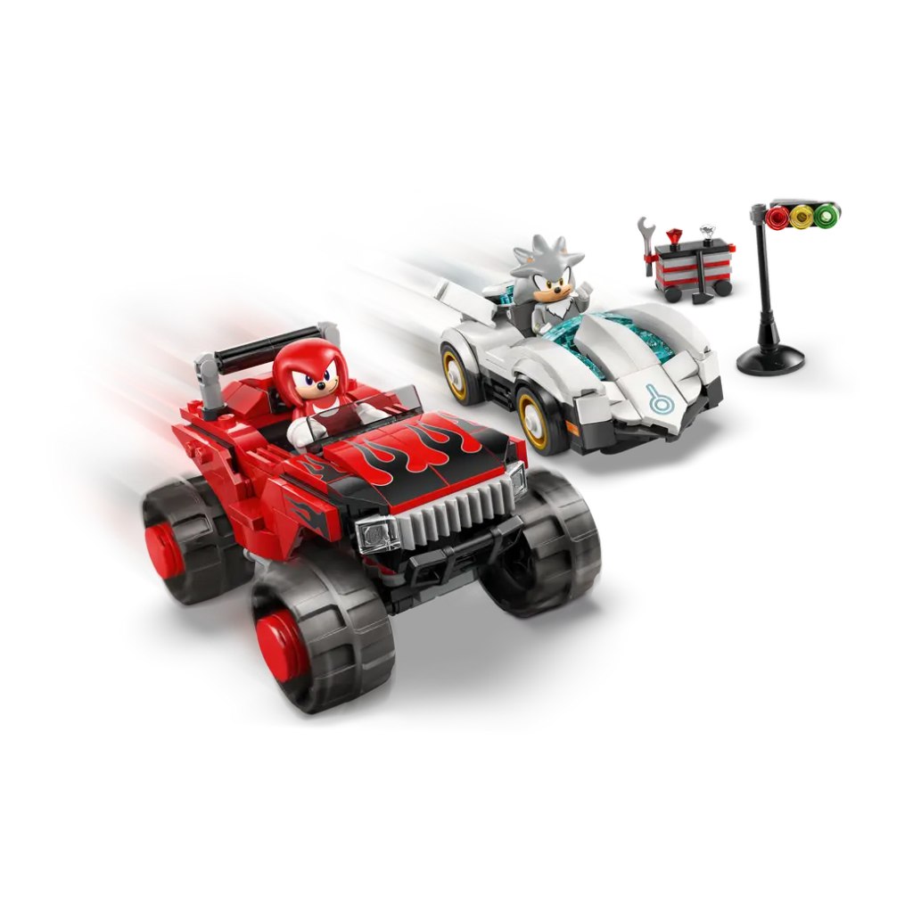 imagen de LEGO® Sonic the Hedgehog™: El coche de Silver contra el monster truck de Knuckles (77118) 3