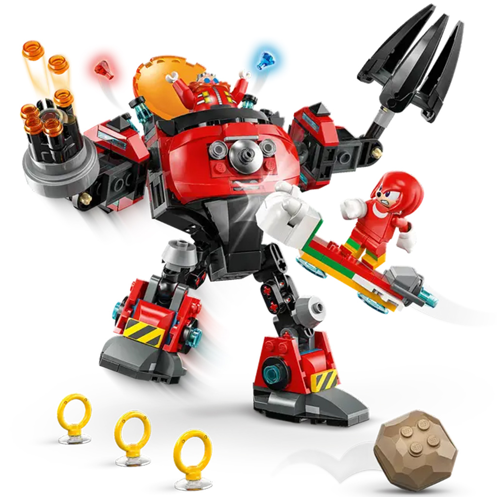 imagen de LEGO® Sonic the Hedgehog™: Knuckles vs. Dr. Eggman Robot triturador de huevos (77005) 3
