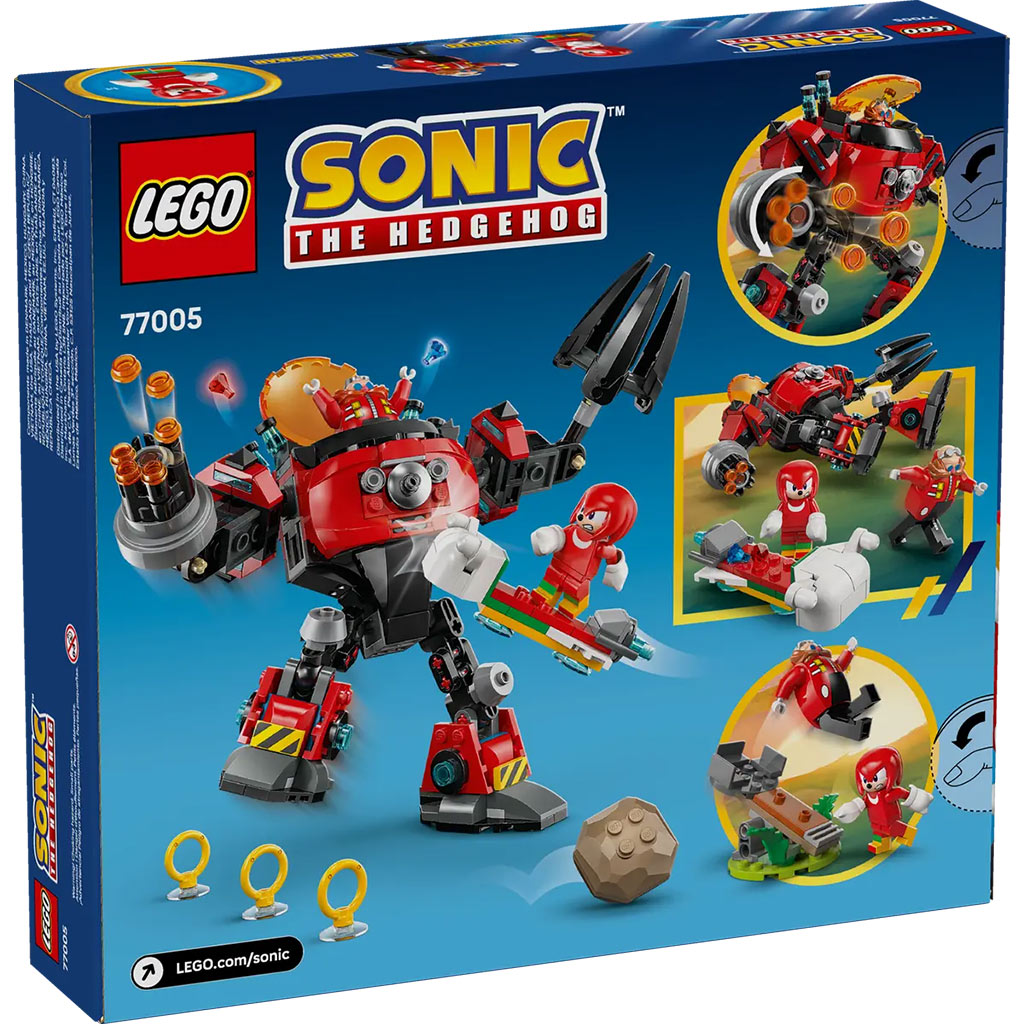 imagen de LEGO® Sonic the Hedgehog™: Knuckles vs. Dr. Eggman Robot triturador de huevos (77005) 6