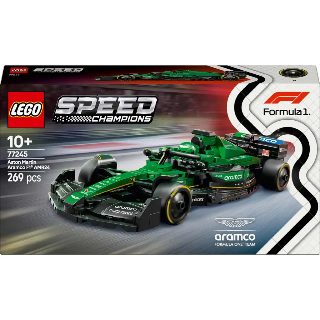 imagen de LEGO® Speed Champions: Aston Martin Aramco F1® AMR24 coche de carreras (77245) 1