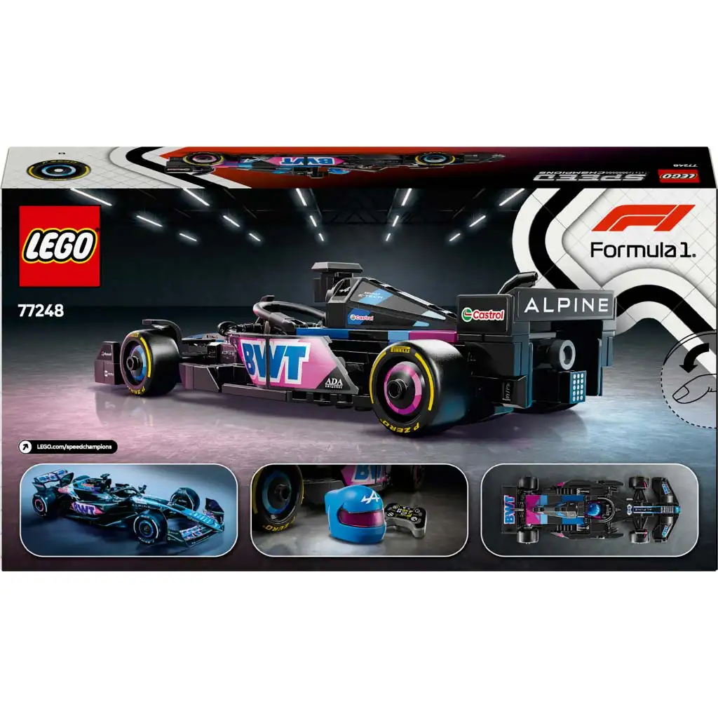 imagen de LEGO® Speed Champions: BWT Alpine F1® Team A524 coche de carreras (77248) 2