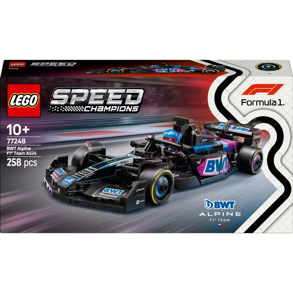 imagen de LEGO® Speed Champions: BWT Alpine F1® Team A524 coche de carreras (77248) 1