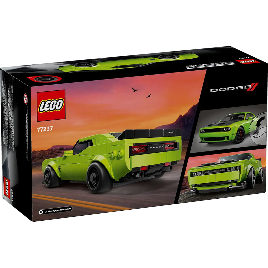 imagen de LEGO® Speed Champions: Dodge Challenger SRT Hellcat coche deportivo (77237) 7