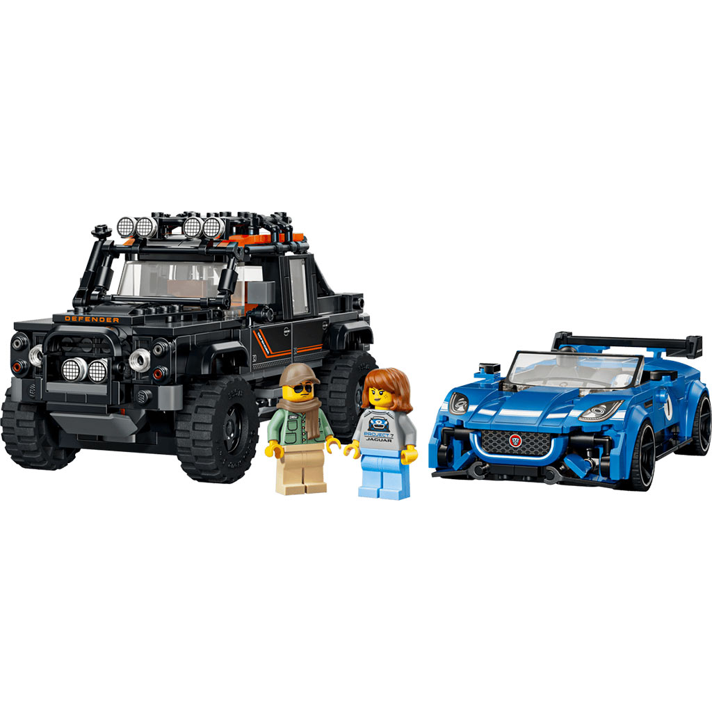 imagen de LEGO® Speed Champions: Jaguar Project 7 y Land Rover Defender (77264) 2