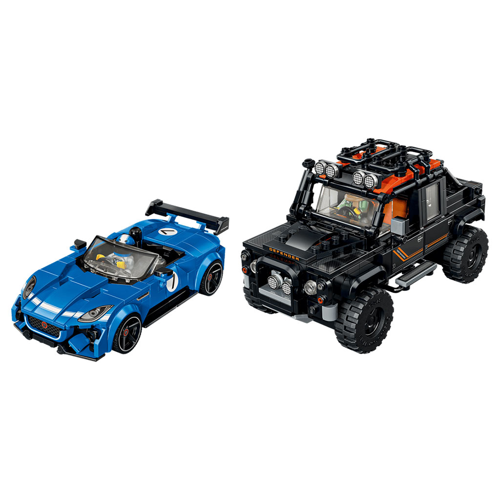 imagen de LEGO® Speed Champions: Jaguar Project 7 y Land Rover Defender (77264) 4