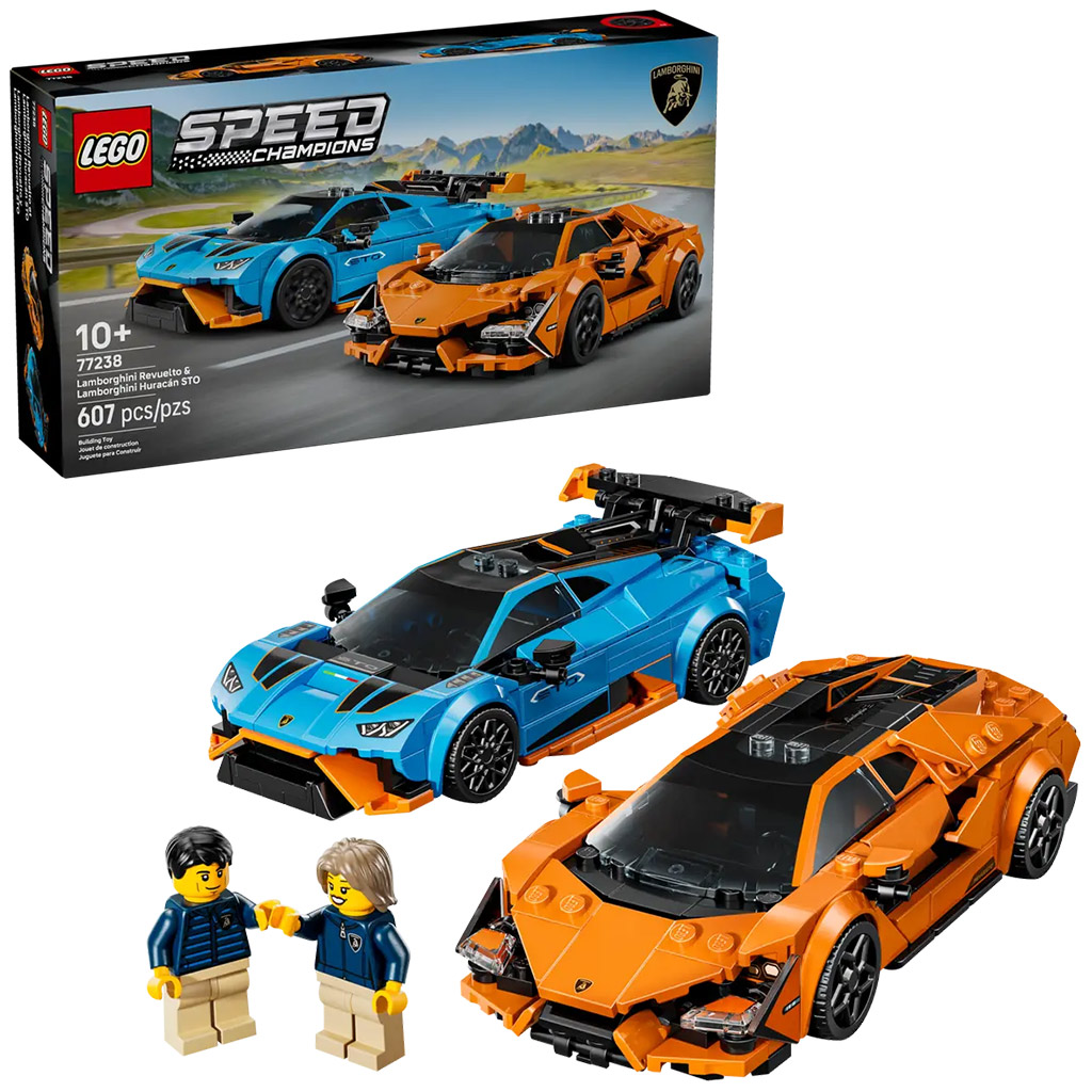 imagen de LEGO® Speed Champions: Lamborghini Revuelto y Huracán STO (77238) 1