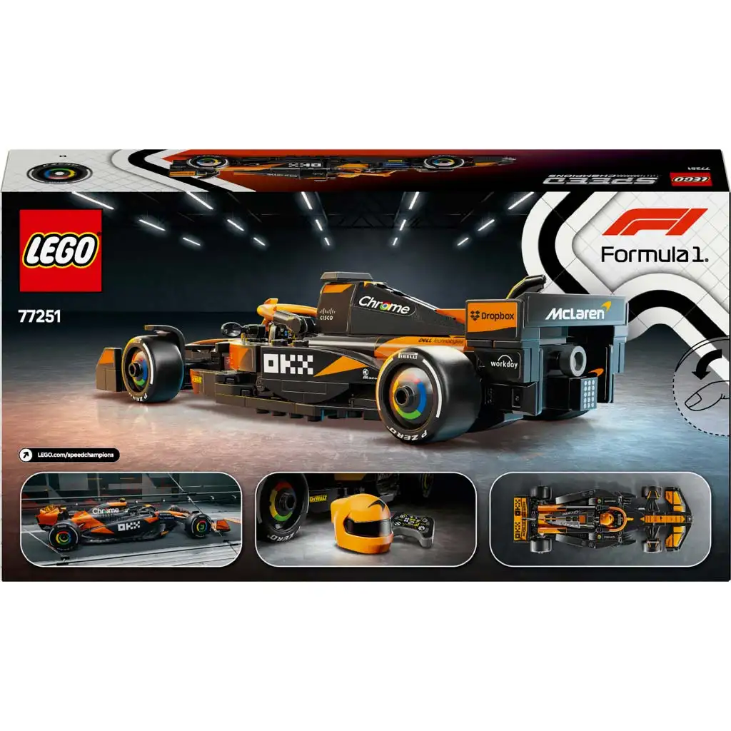 imagen de LEGO® Speed Champions: McLaren F1® Team MCL38 coche de carreras (77251) 2