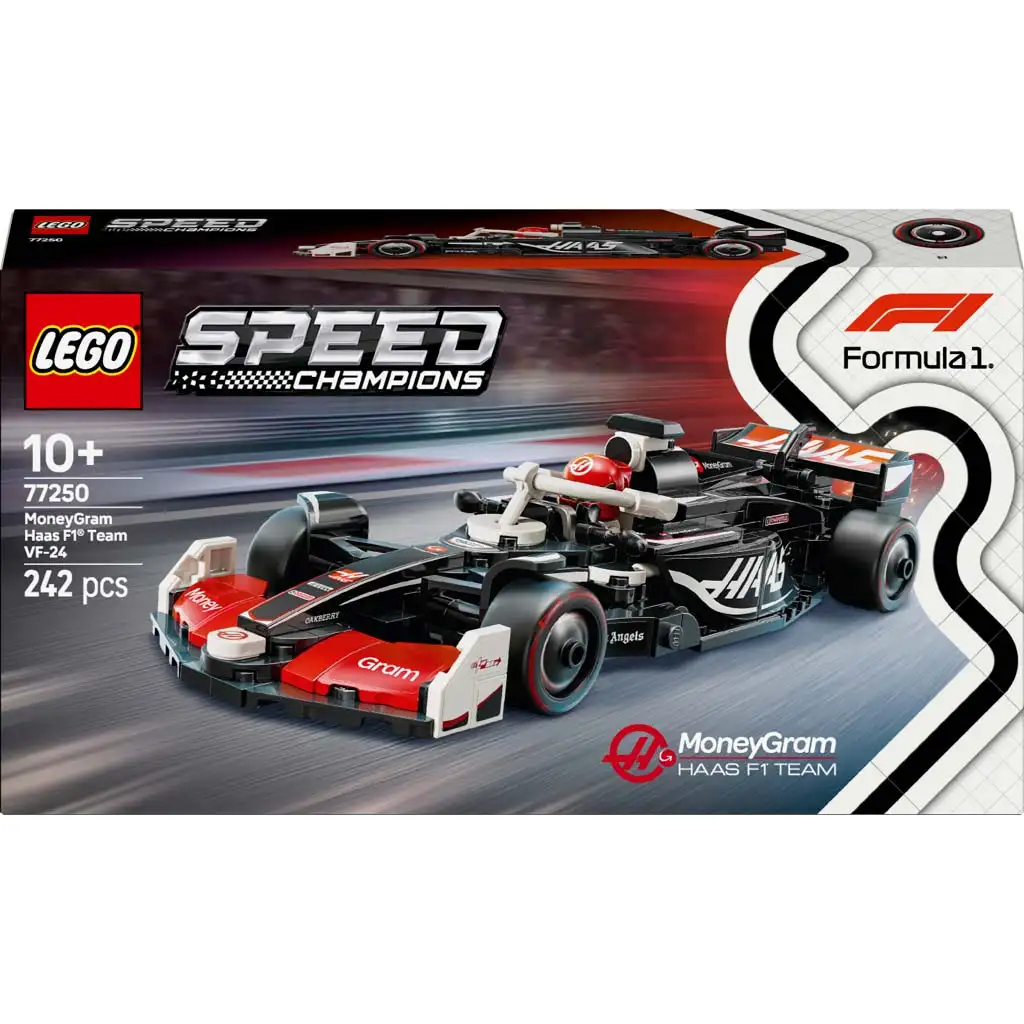 imagen de LEGO® Speed Champions: MoneyGram Haas F1® Team VF-24 coche de carreras (77250) 1
