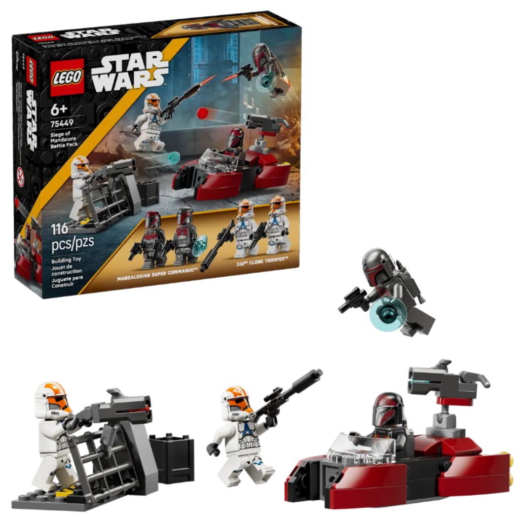 imagen de LEGO® Star Wars™: El paquete de combate de la invasión de Mandalore (75449) 1