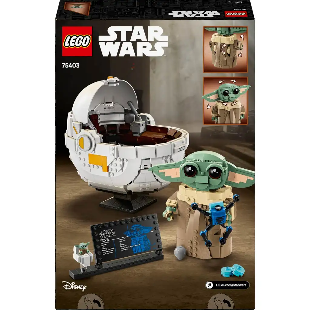 imagen de LEGO® Star Wars™: Grogu™ con cuna flotante (75403) 2
