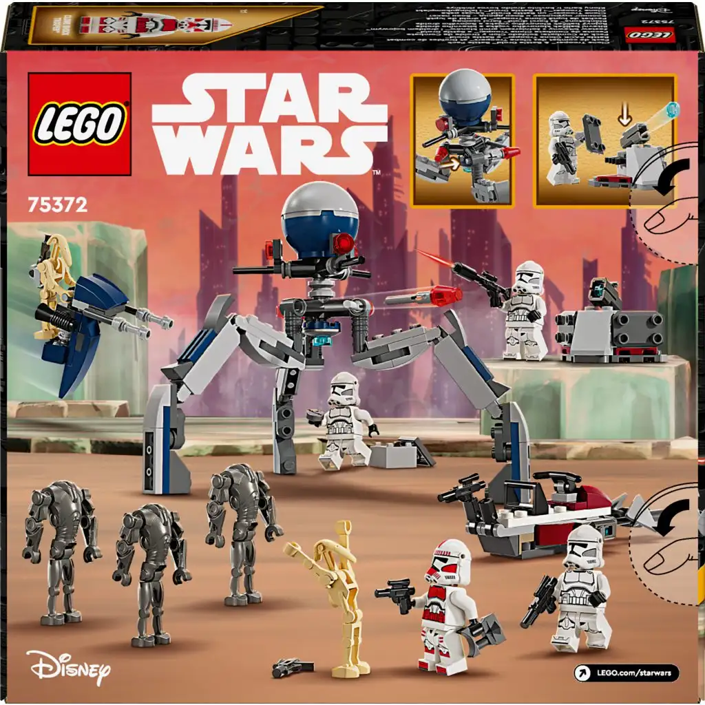imagen de LEGO® Star Wars™: Paquete de combate de soldado clon™ y droide de combate™ (75372) 6