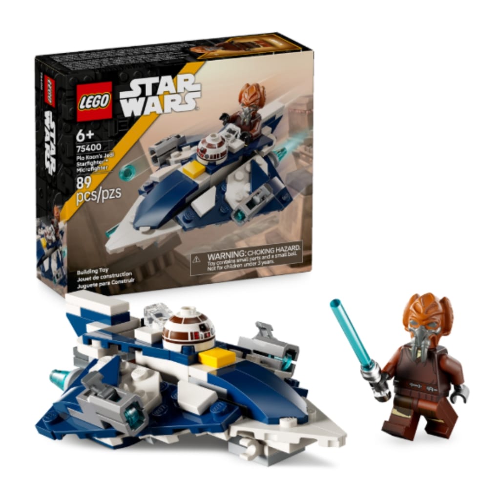 imagen de LEGO® Star Wars™: Plo Koon Jedi cazador de estrellas™ microfighter (75400) 1