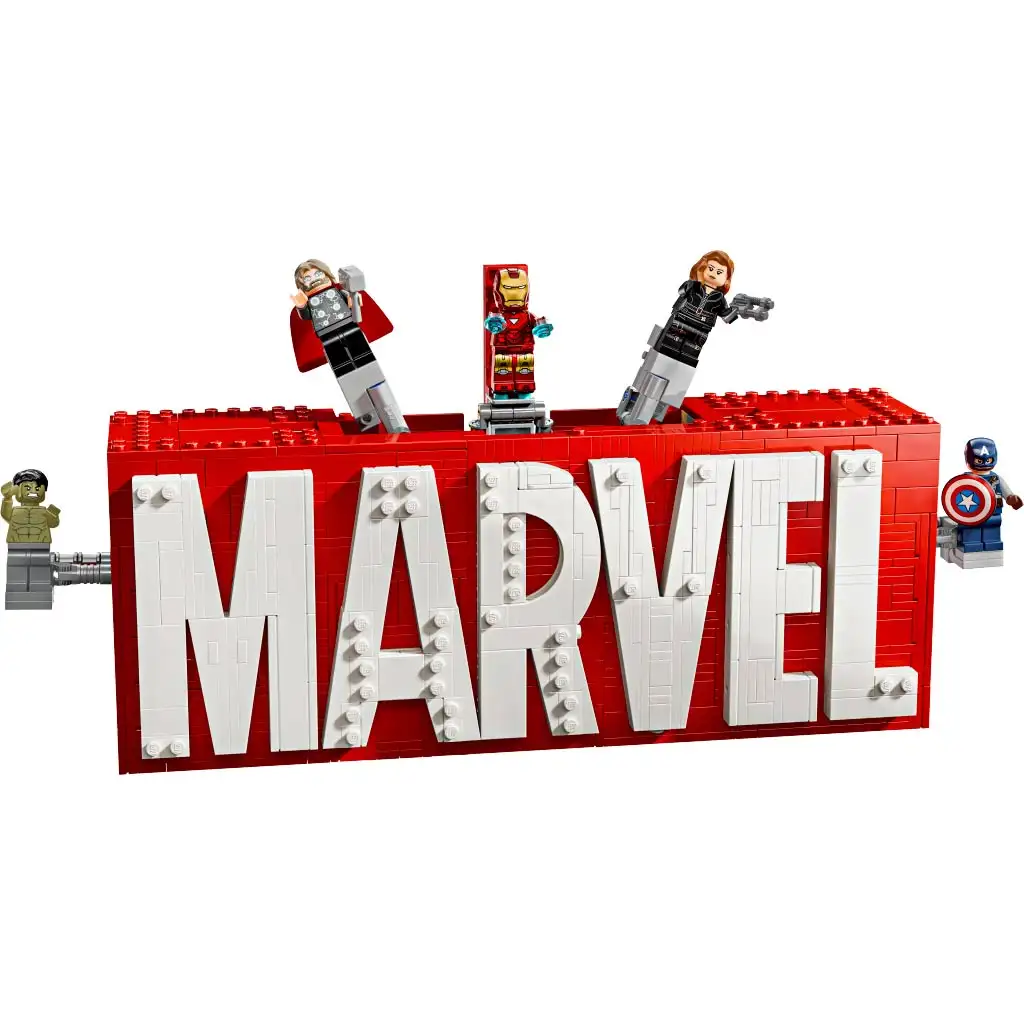 imagen de LEGO® Super Heroes: logotipo de MARVEL y minifiguras (76313) 2
