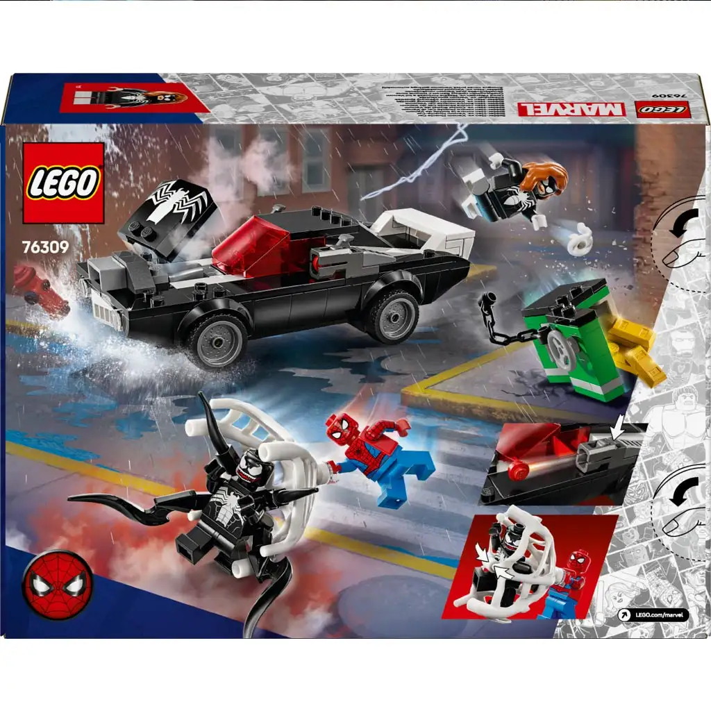 imagen de LEGO® Super Heroes: Marvel - El coche deportivo de Spider-Man vs. Venom (76309) 5