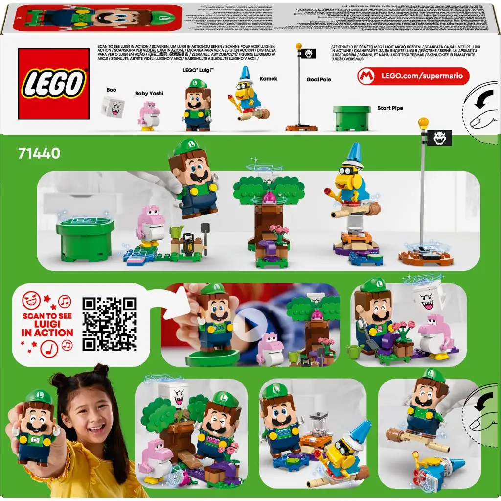 imagen de LEGO® Super Mario™: Aventuras con la figura interactiva de Luigi (71440) 5