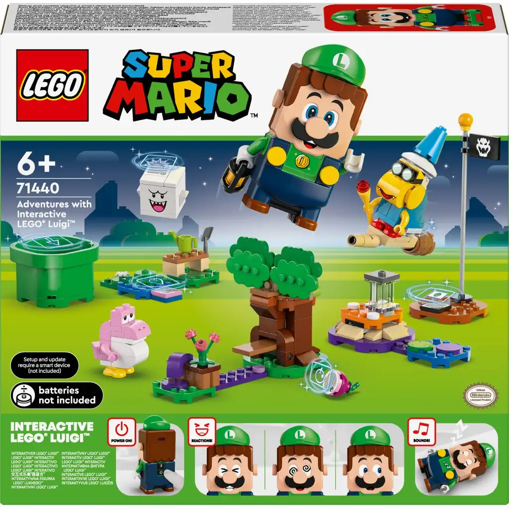 imagen de LEGO® Super Mario™: Aventuras con la figura interactiva de Luigi (71440) 1