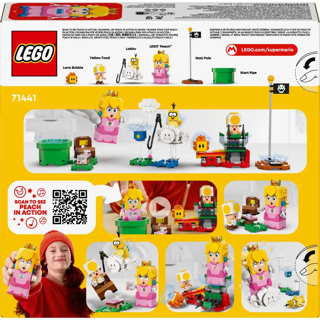 imagen de LEGO® Super Mario™: Aventuras con la figura interactiva de Peach (71441) 4