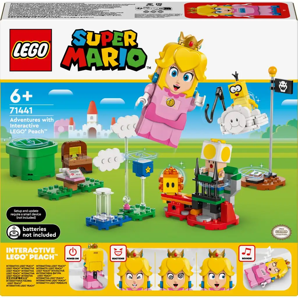 imagen de LEGO® Super Mario™: Aventuras con la figura interactiva de Peach (71441) 1