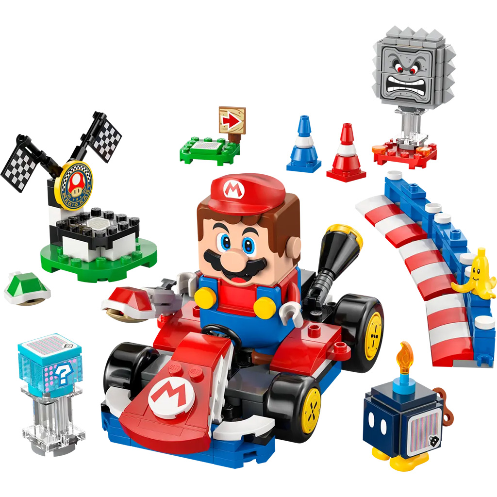 imagen de LEGO® Super Mario™: LEGO® Mario™ interactivo y Standard Kart (72043) 2