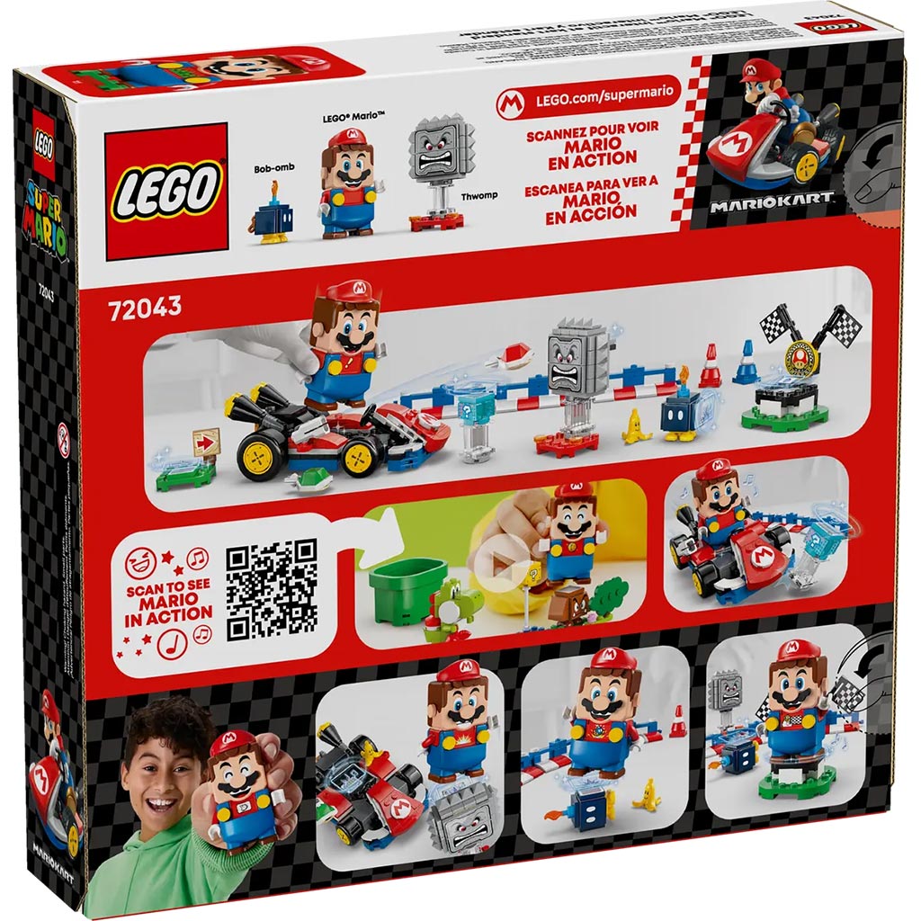 imagen de LEGO® Super Mario™: LEGO® Mario™ interactivo y Standard Kart (72043) 8