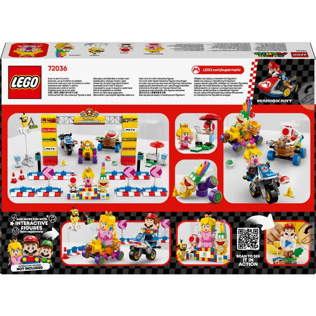 imagen de LEGO® Super Mario™: Mario Kart™ - Baby Peach y el set Grand Prix (72036) 2