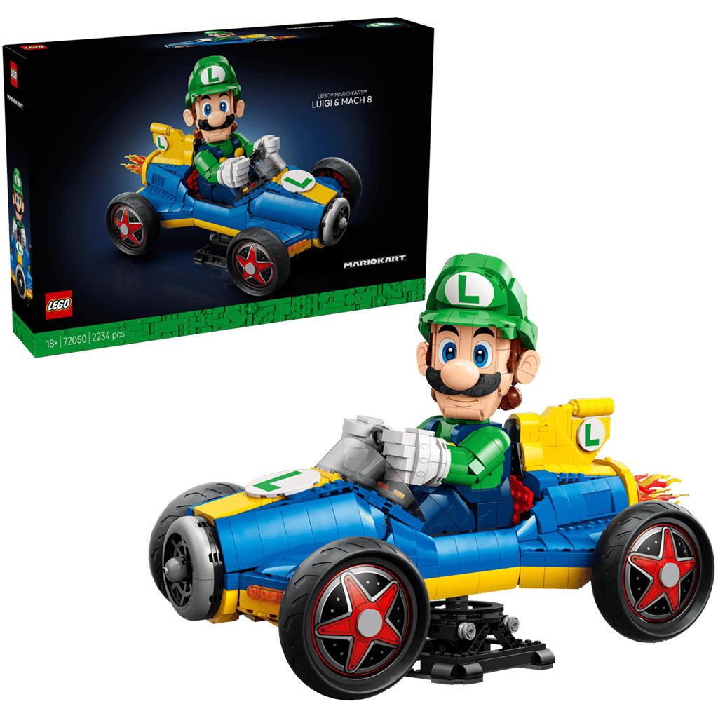 imagen de LEGO® Super Mario™: Mario Kart™ – Luigi y Mach 8 (720509 1