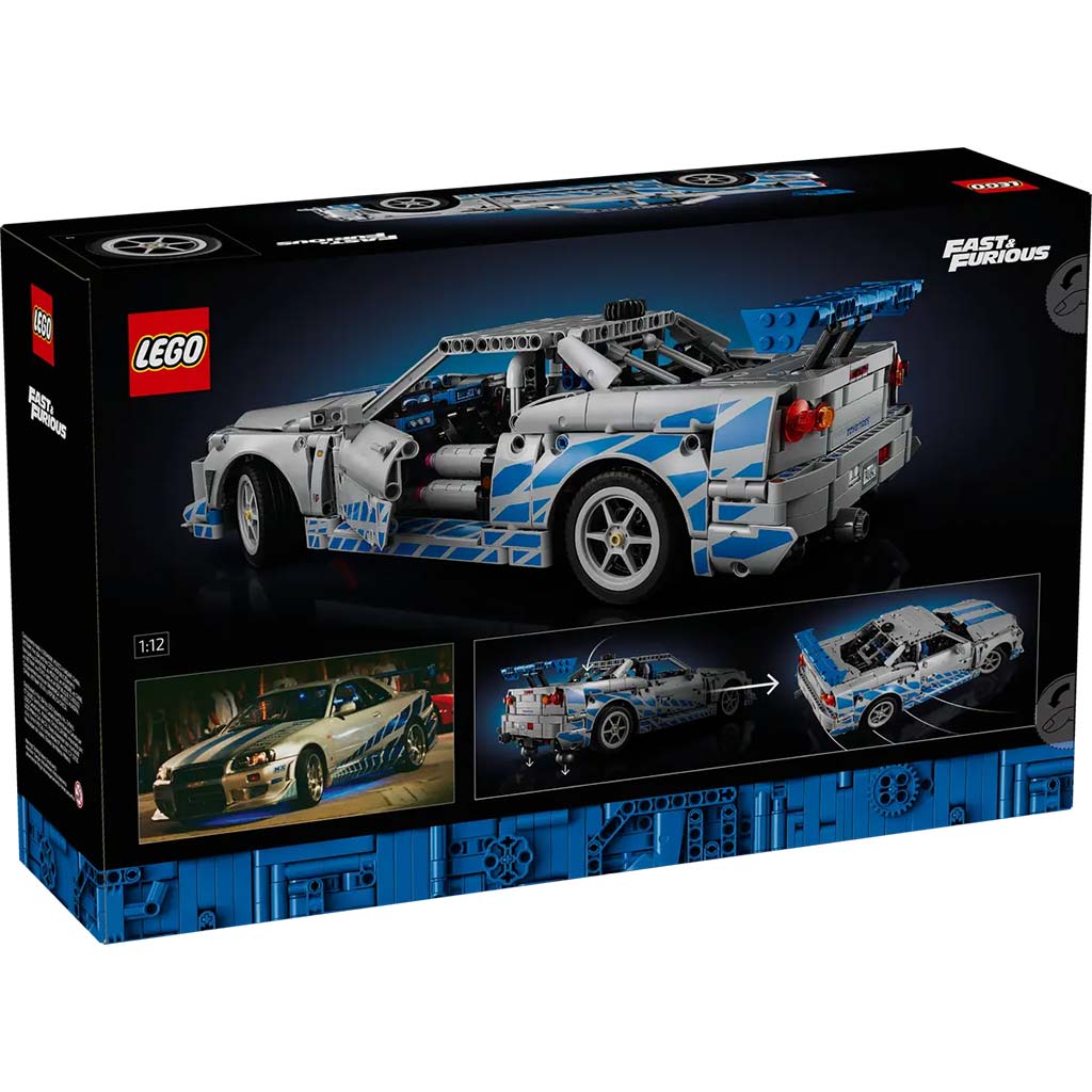 imagen de LEGO® Technic: 2 Rápido 2 Furioso Nissan Skyline GT-R (R34) coche (42210) 2