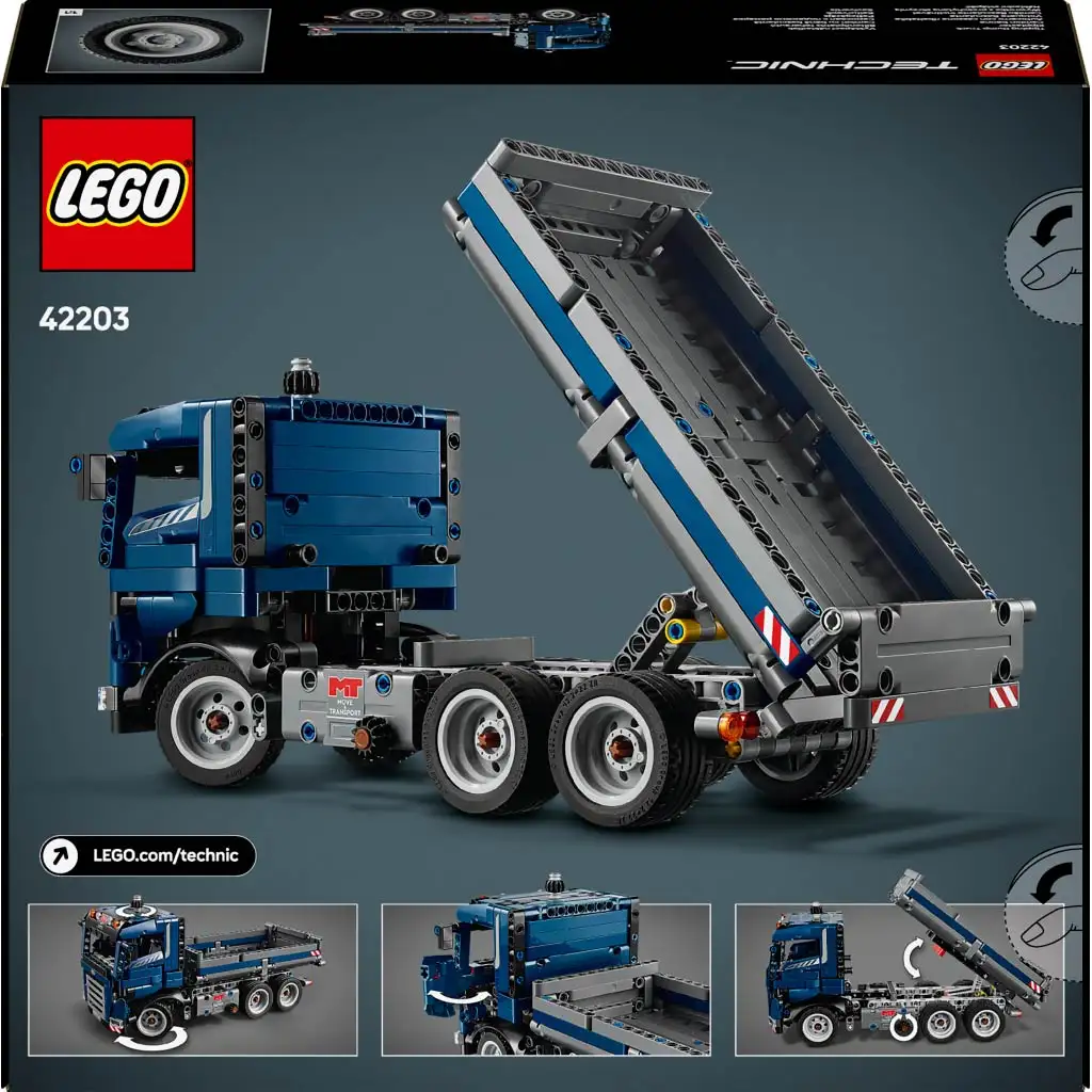 imagen de LEGO® Technic: Camión de volquete (42203) 2