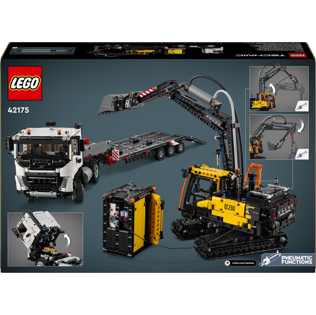 imagen de LEGO® Technic: Camión Volvo FMX y excavadora eléctrica EC230 (42175) 6